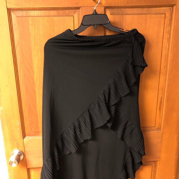 Monai Women's Long Strapless Black Dress Size Small in Great Shape!! - Picture 1 of 5